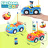 Haktoys Remote Control Cars Set of 2 Vehicles for Toddlers Kids Boys and Girls