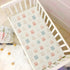 SUABO Rabbit Face Pattern Crib Sheets Stretchy Portable Sheets for Baby Toddler Breathable Soft Crib Mattress Sheet