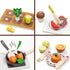 Sets Set 3-5, Wooden Play Food for Kids Kitchen, Farm to Table Play Kitchen Accessories, Cooking for Kids Pretend