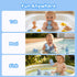 6 Tiny Marvels Baby Bath Toys for Months & Up, Mold Free No Hole Bath Toys, BPA Free Floating Toddler Bath Toys, Safe