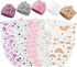 Fanfanwin 5 Pack Preemie Swaddle Blanket Wrap with Hat Set Cotton Preemie Baby