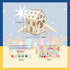 14 Pack 3D Fennoral Christmas Nativity Craft for Kids Make You Own Jesus House DIY Coloring Wooden Religious Christian