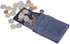 TheAntiq Leather Playing Card Case (Blue) for Board Games, Coin Pouch, Change Holder, Money Organiser, Card Deck Holder