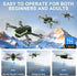 CQDAKET 2 33-Min Drone with Camera for Adults, Batteries Flight, Optical Flow Positioning, One-Touch Takeoff/Landing