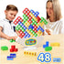 Ziogogco 48 Pcs Game Gifts, Balance Stacking Blocks GamePerfect for Family, Parties, Travel,Boys