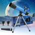Luzsco Telescope for Kids 50mm 100x Magnification Beginner Telescopio with Tripod, 2 Eyepieces