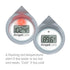 Angelcare Baby Bath & Room Thermometer - BT-01-SEAL-US, Happy Seal, Grey
