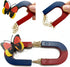 Physics Science Magnets Set for Experiment Education, Horseshoe U-Shaped Magnets Kit for Kids Students