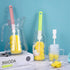 6-Piece Set 2PCS 2PCS Baby Bottle Cleaning Brush Detachable Sponge Bottle Brush, Nylon Milk Bottle Brush, Nipple Brush