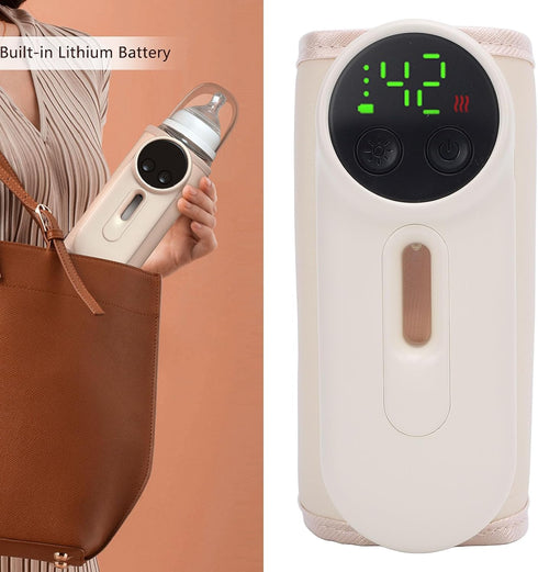 LICAEVEY 8000mah 70mm Bottle Warmer Fast, Heating Rechargeable Night Light, Long Lasting, Milk Warmer with Portable