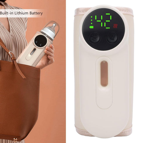 Milk Bottle Warmer, Fast Heating Accurate Temperature Control Breastmilk Warmer with Night Light for Baby Outdoor