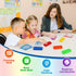Ten-Frame Math Manipulative for Elementary, Counting Number Math Games, Montessori Educational Toy for Kindergarten