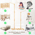 57.4 Inch Set FEISIKE Baby Crib Mobile Arm, Mobile Arm for Crib Wooden Nursery Decor Hanger,Holder for DIY Mobile Baby