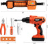 19Pcs Set, 3 4 5 6 7 JOYIN Kids Tool Construction Belt & Electronic Drill, Pretend Role Play Toddler Power Toy for Boys