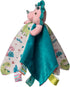 Taggies Stuffed Animal Security Blanket with Tags, Aroar-a-saurus Dinosaur, 13 x 13-Inches