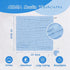 CoekMoed 5 Pcs Baby Muslin Washcloth, Soft Newborn Face Towel, Cotton Extra Absorbent Burp Cloths for Baby,Breathable