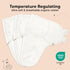 3-Pack 0-3 Organic Baby Swaddle Sleep Sacks - Swaddles for Newborns, Infant Months, Baby Girls, Boys, Soft & Snug