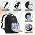 Backpack Backpack Kiddycare Diaper Bag | Baby Diaper Bags with Changing Station for Mom | Multipurpose Waterproof