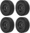 4PCS Plastic Rubber Tire Wheel Tyre Spare Parts for C54 RC Model Cars