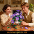Set 2 1 12+ (1136PCS) CUBIMANA Flowers Botanicals Building with Vase - in Morning Glory Bonsai Building Blocks Plants
