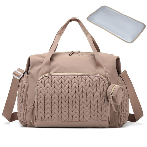 Fwkekye Diaper Bag Tote, Crossbody Large Travel Baby Bag for boys & Girls