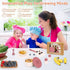11Pcs Sets,Cooking Set 1-3,Pink TYRY.HU BPA Free Kids Play Kitchen Accessories Toy, Silicone Pretend Play Food Toys