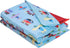 Wildkin Kids Cotton Nap Mat Cover - Durable, Soft, Sewn-in Flap, Fits 1.5" Vinyl Sleep Mats - Trains, Planes & Trucks
