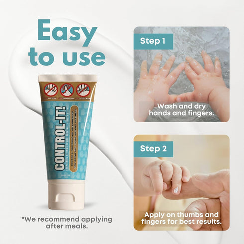 100% 21 Control-It Natural Nail Biting & Thumb Sucking Solution | Natural Kid Safe Bitter Taste Deterrent | Gentle on