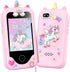 Kids Smart Phone for Girls, 2.8" Touchscreen Learning Toy with Dual Camera, Music Player, 8G SD Card (Pink)