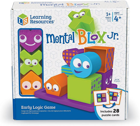 Learning Resources Mental Blox Jr. Early Logic Game - 8 Pieces, STEM Educational Games for Kids, Ages 4+, Brain Teasers