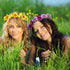 WUBOMJIO Flower Crowns Craft Kit, Make Your Own 12 PCs Floral Crowns for Kids and Teens