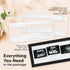 KeaBabies Baby Sonogram Picture Frames - Trio Ultrasound Picture Frames, First Time Mom Gift, Cute Pregnancy Reveal