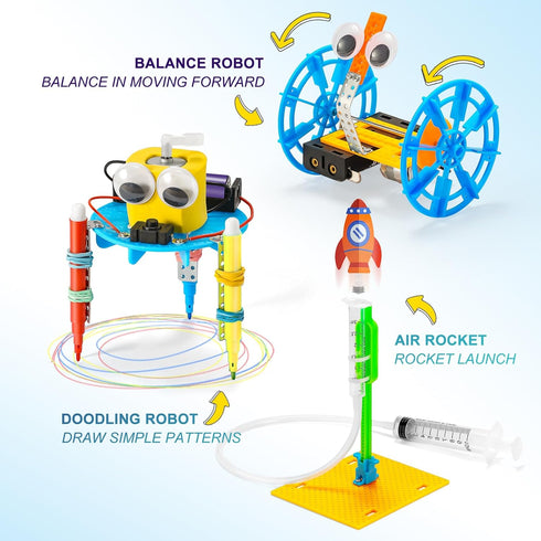 8-12, 8-10 10-12, 8 10 12 13 14 Robotics for Kids Ages Boy Crafts Kids STEM Science Robot Building Kits STEM Toys