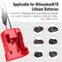 Power Wheels Adapter for Milwaukee M18 Battery: Compatible with Peg-Perego Children Ride-on Car, 12AWG Wire with 40A