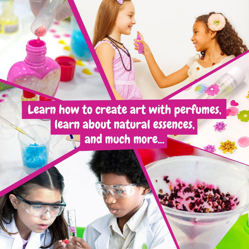 Science4you 8+ 13 8 9 10 11 12+ Super Perfume Making Kit for Kids Years Old - Make Your Own Perfumes for Girls + DIY