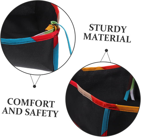 Toyvian Multi-functional Stroller Storage Bag Oxford Cloth Diaper Caddy Pushchair Organizer for Travel Stroller