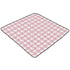 EtherSpher Cozy foldablummy 50'' 50''alfombras Classical Peach White Houndstooth Large Non-Slip Baby Floor Play mat