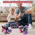 SOGAWEBB 4-7, 2.4Ghz 4 5 6 7 8 Remote Control Cars for Boys Rechargeable RC Stunt Car with Cool Lights Toys Gift