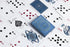 Bicycle Odyssey Playing Cards in Blue
