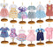YAYYAY 12 Sets Baby Doll Clothes for 10-12 Inch Dolls, Princess Styling Outfits