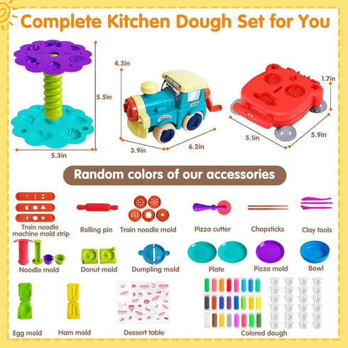 Sets 4-8 4 5 6 7 8 9 10 EagleGrove Dough for Kids Ages Arts and Crafts for Kids Year Old Toddlers, Dough Kitchen