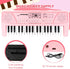 37 3/4/5/6 M SANMERSEN Kids Piano Keyboard with Microphone Keys Portable Electronic Keyboards for Beginners Musical Toy