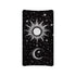 Moon Star and Sun Changing Pad Cover for Baby Girls Diaper Changing Pad Covers 32”x16” Newborn Infant Changing Table Sheet Changing Mat Covers Ultra Soft, Black