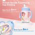 hahaland Sippy Cups for Baby 6-12 Months, 2 in 1 Spout & Straw Unicorns Sippy Cups for Toddlers, No Spill