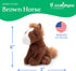 6 inches The Petting Zoo Horse Stuffed Animal Plushie, Gifts for Kids, Wild Onez Babiez Wildlife Animals, Brown Horse