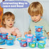 26 245 Joyreal Alphabet Learning Toys for Toddlers - Alphabet Soup Sorters with Flash Cards for Early Letter Awareness