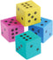 Lot of 144 Assorted Color Dice Theme Erasers