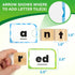 112 4+ 14 BenBen Family Spelling Games with Flash Cards & Wooden Letter Tiles, CVC Sight Word Building Phonics Game
