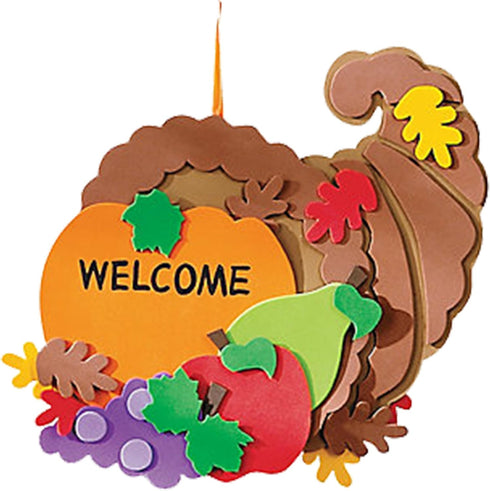 Thanksgiving & Autumn Themed Craft Kits, Peanuts Thanksgiving Picture Frame Magnet, Turkey Making Kit & More