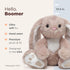 10.5" Bearington Boomer Easter Bunny Stuffed Animal - Premium Soft Plush Easter Stuffed Animals for Everyday Cuddles